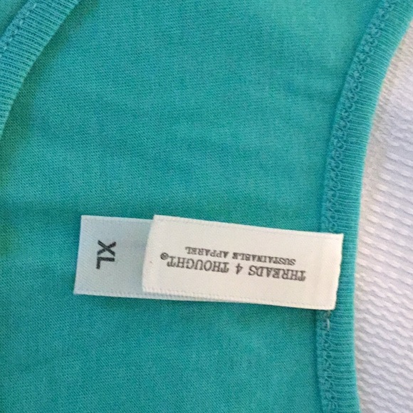 Threads 4 Thought Yoga Tank Top, Mint Green XL NWT - Picture 3 of 5
